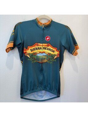Sierra Nevada Cycling Jersey Extra IPA Logo Short Sleeve Full Zip Castelli
